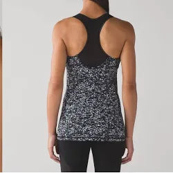 Lululemon Deep Breath Tank
Iced Wave White Black