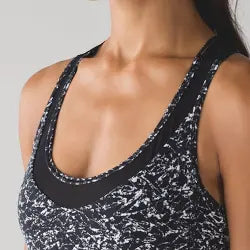 Lululemon Deep Breath Tank
Iced Wave White Black