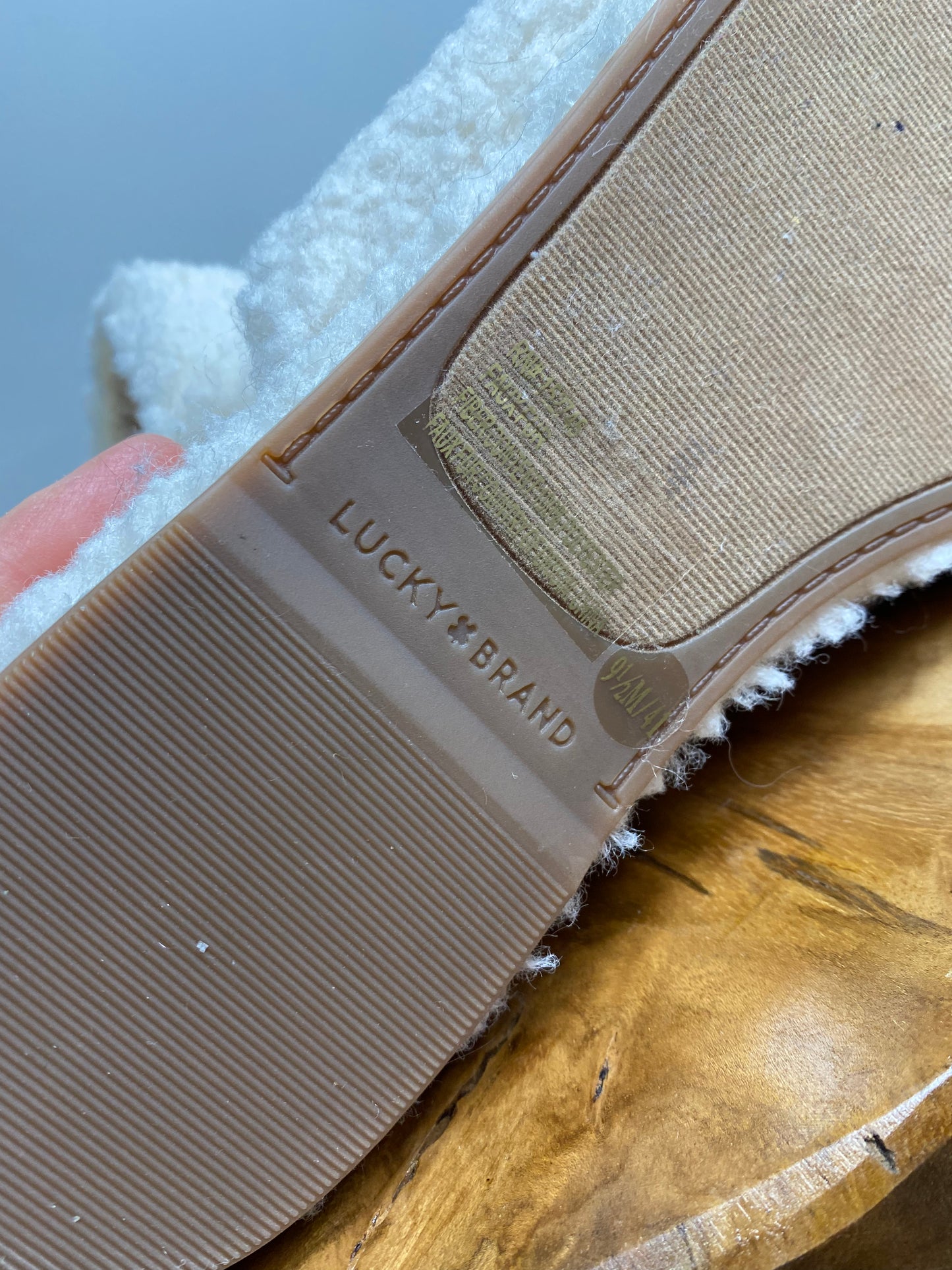 Lucky Brand Faux Shearling Slipper